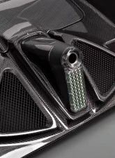 Capristo Exhaust Rear Diffuser Ferrari 488 GTB | GTS 2015-2019                                     - 03FE08710019LG - Image 3