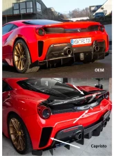 Capristo Carbon Fiber Rear Wing Ferrari 488 Pista 2019-2021                                     - 03FE08710048LG - Image 2