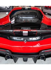 Capristo Carbon Fiber Rear Wing Ferrari 488 Pista 2019-2021                                     - 03FE08710048LG - Image 3