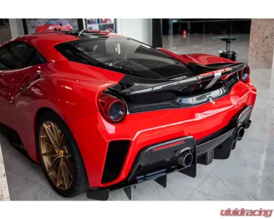 Capristo Carbon Fiber Rear Wing Ferrari 488 Pista 2019-2021 - 03FE08710048LG