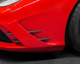 Capristo Exhaust Carbon Fiber Front Fins Ferrari 458 Speciale 2013-2015