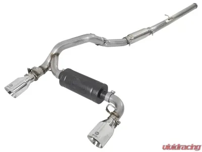 Takeda 3" Stainless Catback Exhaust System w/ Polished Tip Ford Focus RS 16-18 I4-2.3L (t) - 49-33103-P