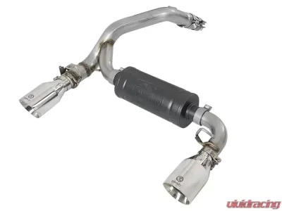 Takeda 3" Stainless Axle-Back Exhaust System w/ Polished Tip Ford Focus RS 16-18 I4-2.3L (t) - 49-33104-P