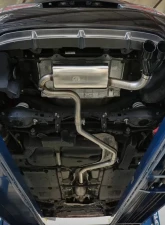 Takeda 2" to 2-1/2" 304 Stainless Catback Exhaust System w/ Black Tips Lexus CT200h L4 1.8L 2011-2017                                     - 49-36047-B - Image 4