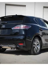 Takeda 2" to 2-1/2" 304 Stainless Catback Exhaust System w/ Polished Tips Lexus CT200h L4 1.8L 2011-2017                                     - 49-36047-P - Image 2
