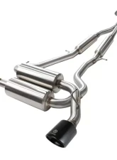 Takeda 2-1/2" 304 Stainless Catback Exhaust System w/ Black Tips Infiniti G37 | Q60 Coupe V6 3.7L 2008-2015                                     - 49-36103-B - Image 5