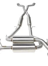 Takeda 2-1/2" 304 Stainless Catback Exhaust System w/ Black Tips Infiniti G37 | Q60 Coupe V6 3.7L 2008-2015                                     - 49-36103-B - Image 2