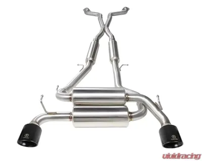 Takeda 2-1/2" 304 Stainless Catback Exhaust System w/ Black Tips Infiniti G37 | Q60 Coupe V6 3.7L 2008-2015 - 49-36103-B