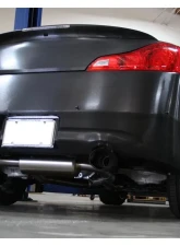 Takeda 2-1/2" 304 Stainless Catback Exhaust System w/ Black Tips Infiniti G37 | Q60 Coupe V6 3.7L 2008-2015                                     - 49-36103-B - Image 3