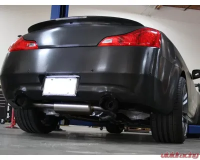 Takeda 2-1/2" 304 Stainless Catback Exhaust System w/ Black Tips Infiniti G37 | Q60 Coupe V6 3.7L 2008-2015 - 49-36103-B