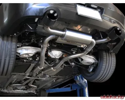 Takeda 2-1/2" 304 Stainless Catback Exhaust System w/ Black Tips Infiniti G37 | Q60 Coupe V6 3.7L 2008-2015 - 49-36103-B