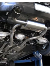 Takeda 2-1/2" 304 Stainless Catback Exhaust System w/ Carbon Fiber Tips Infiniti G37 | Q60 Coupe V6 3.7L 2008-2015                                     - 49-36103-C - Image 4