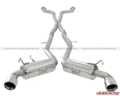 Takeda 2-1/2" 304 Stainless Catback Exhaust System Nissan 370Z V6 3.7L 2009-2020 - 49-36107
