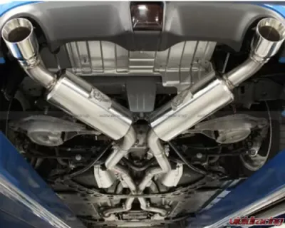 Takeda 2-1/2" 304 Stainless Catback Exhaust System Nissan 370Z V6 3.7L 2009-2020 - 49-36107