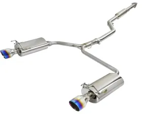 Takeda Stainless Catback Exhaust w/ Blue Flame Tip Honda Accord LX/EX/EX-L I4-2.4L 13-17