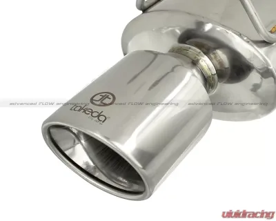 Takeda 2-1/4" - 1-3/4" 304 Stainless Axle-Back Exhaust System Honda Accord EX|EX-L V6 3.5L 2013-2017 - 49-36607