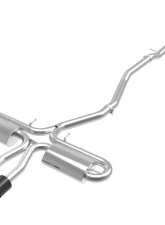 Takeda 3" - 2-1/2" 304 Stainless Catback Exhaust System w/ Carbon Fiber Tips Honda Civic Si Sedan L4 1.5L 2017-2020                                     - 49-36621-1C - Image 2