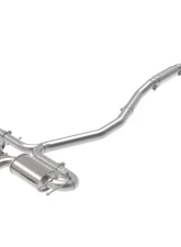 Takeda 3" 304 Stainless Steel Catback Exhaust System w/Carbon Fiber Tips Honda Civic 2017-2020                                     - 49-36624-C - Image 5