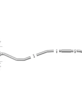 Takeda 3" 304 Stainless Steel Catback Exhaust System w/Polished Tips Honda Civic 2017-2020                                     - 49-36624-P - Image 4