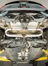 Takeda 2-1/2" 304 Stainless Steel Axle-Back Exhaust System with Carbon Fiber Tips Honda Civic 2017-2020                                     - 49-36625-C - Image 4