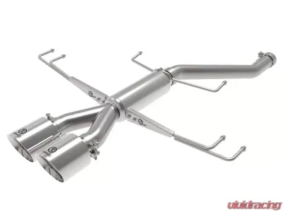 Takeda 2-1/2" 304 Stainless Steel Axle-Back Exhaust System with Polished Tips Honda Civic Type R 2017-2021 L4-2.0L (t) - 49-36626-P