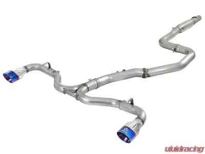 Takeda 3" to 2-1/2" 304 Stainless Steel Catback Exhaust - 49-37003-1L