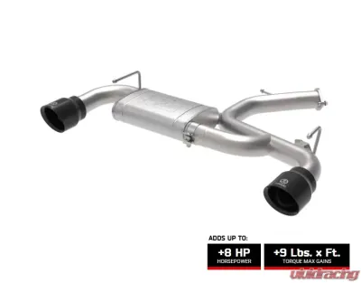 Takeda 3" 304 Stainless Steel Axle-Back Exhaust System L4-2.0L (t) Hyundai Veloster N 19-20 - 49-37007-B