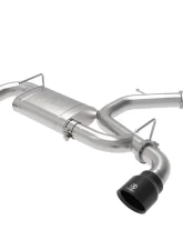 Takeda-ST 3" 304 Stainless Axle-Back Exhaust System w/ Black Tips Hyundai Veloster N L4 2.0L 2019-2021                                     - 49-37009-B - Image 2