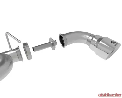 Takeda-ST 3" 304 Stainless Axle-Back Exhaust System w/ Polished Tips Hyundai Veloster N L4 2.0L 2019-2021 - 49-37009-P