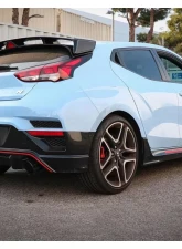 Takeda-ST 3" 304 Stainless Catback Exhaust System w/ Black Tips Hyundai Veloster N L4 2.0L 2019-2021                                     - 49-37010-B - Image 4