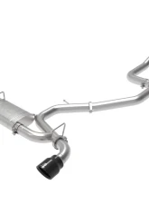Takeda-ST 3" 304 Stainless Catback Exhaust System w/ Black Tips Hyundai Veloster N L4 2.0L 2019-2021                                     - 49-37010-B - Image 2