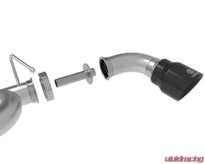 Takeda-ST 3" 304 Stainless Catback Exhaust System w/ Black Tips Hyundai Veloster N L4 2.0L 2019-2021 - 49-37010-B