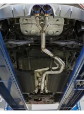 Takeda 3" - 2-1/2" 304 Stainless Catback Exhaust System w/ Carbon Fiber Tips Hyundai Veloster L4 1.6L 2019-2021                                     - 49-37011-C - Image 4