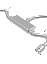 Takeda 2-1/2" 409 Stainless Axle-Back Exhaust System w/ Polished Tips Hyundai Elantra GT | i30 L4 1.6L 2017-2021                                     - 49-47016-P - Image 5