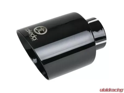 Takeda 409 Stainless Steel Clamp-on Exhaust Tip Black 2-1/2" Inlet x 4-1/2" Outlet x 7" L - 49T25454-B07