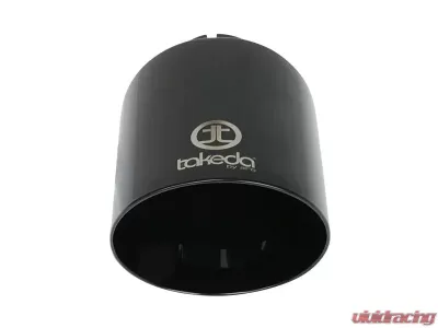 Takeda 409 Stainless Steel Clamp-on Exhaust Tip Black 2-1/2" Inlet x 4-1/2" Outlet x 7" L - 49T25454-B07