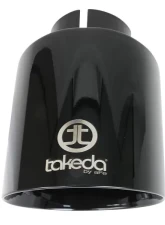 Takeda 409 Stainless Steel Clamp-on Exhaust Tip Black 2-1/2" Inlet x 4-1/2" Outlet x 7" L                                     - 49T25454-B07 - Image 5