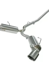Takeda 2-1/2" 304 Stainless Steel Catback Exhaust System with Polished Tips Toyota GR86 | Scion FR-S | Subaru BRZ H4-2.0L | 2.4L 2013-2024                                     - 49-36023-1P - Image 7