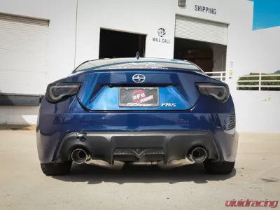 Takeda 2-1/2" 304 Stainless Steel Catback Exhaust System with Polished Tips Toyota GR86 | Scion FR-S | Subaru BRZ H4-2.0L | 2.4L 2013-2024 - 49-36023-1P