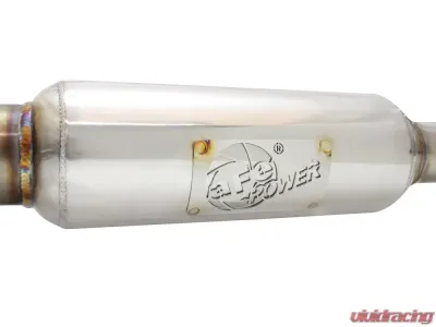 Takeda 2-1/4 to 2-1/2" 304 Stainless Axle-Back Exhaust System w/ Black Tip Scion tC L4-2.5L 2011-2016 - 49-36025-B