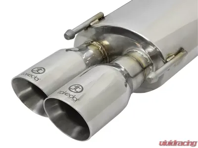 Takeda 2" 304 Stainless Axle-Back Exhaust System w/ Polished Tips Lexus RC200t | RC300 | RC350 2015-2021 - 49-36037-P