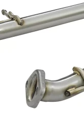 Takeda 2" 304 Stainless Axle-Back Exhaust System w/ Polished Tips Lexus RC200t | RC300 | RC350 2015-2021                                     - 49-36037-P - Image 4
