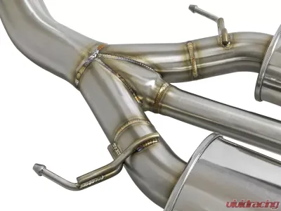 Takeda 3" 304 Stainless Catback Exhaust System w/ Blue Flame Tips Honda Civic Type R L4 2.0L 2017-2021 - 49-36616-L