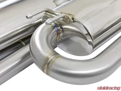 Takeda 3" - 2-1/2" 304 Stainless Catback Exhaust System w/ Polished Tips Honda Civic Si Sedan L4 1.5L 2017-2020 - 49-36621-P