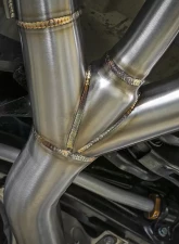 Takeda 3" 304 Stainless Catback Exhaust System w/ Tri-Black Tips Honda Civic Type R L4 2.0L 2017-2021                                     - 49-36623-B - Image 4