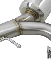 Takeda 3" - 2-1/2" 304 Stainless Catback Exhaust System w/ Blue Flame Tips Mitsubishi Lancer Evolution X 2008-2015                                     - 49-36701-L - Image 3