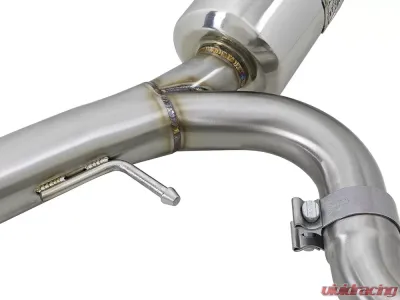 Takeda 3" - 2-1/2" 304 Stainless Catback Exhaust System w/ Blue Flame Tips Mitsubishi Lancer Evolution X 2008-2015 - 49-36701-L