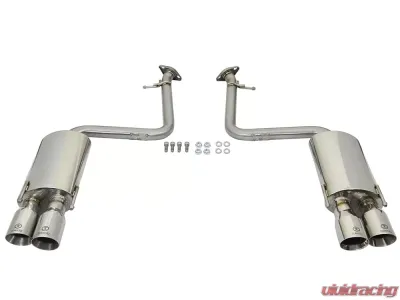 Takeda 2" 304 Stainless Axle-Back Exhaust System w/ Polished Tips Lexus RC200t | RC300 | RC350 2015-2021 - 49-36037-P
