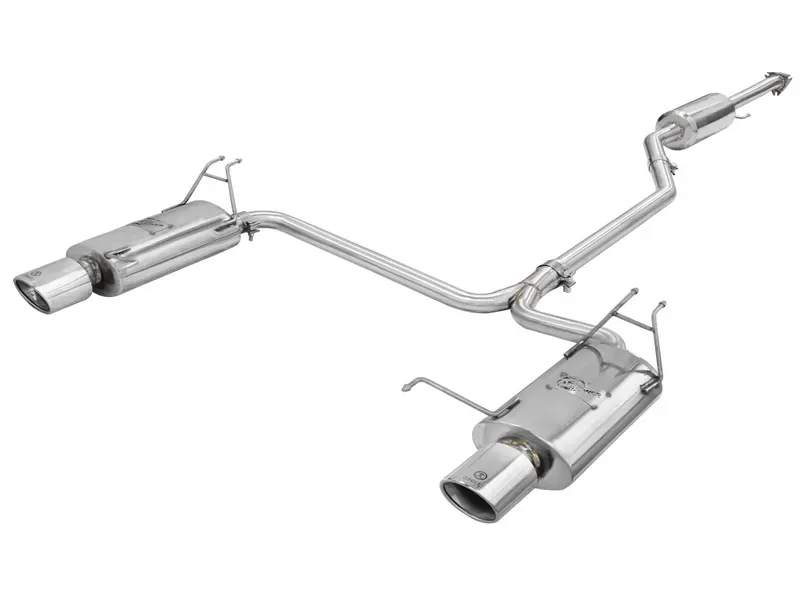 Takeda 2-1/4" to 2" 304 Stainless Steel Catback Exhaust System Honda Accord (Coupe) 08-12 V6-3.5L - 49-36612