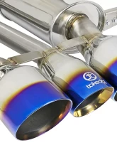 Takeda 3" 304 Stainless Catback Exhaust System w/ Blue Flame Tips Honda Civic Type R L4 2.0L 2017-2021                                     - 49-36616-L - Image 2